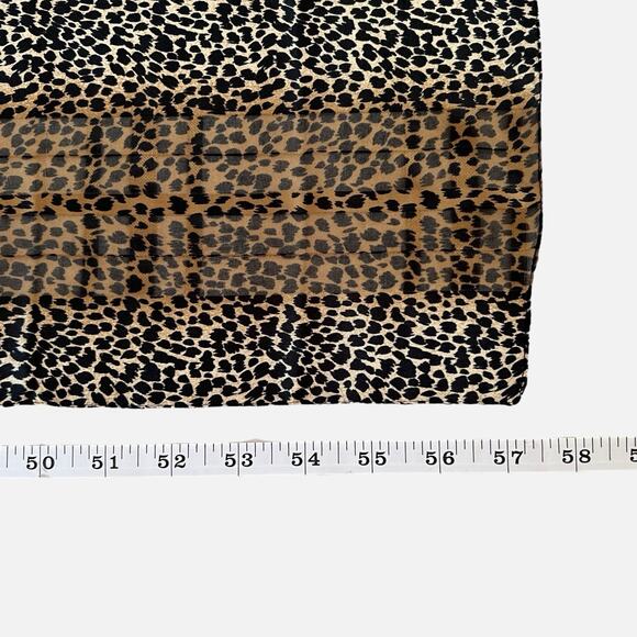Womens Animal Print Scarf Brown Black Tonal Colors Soft Drape Rectangle 15x57 - Picture 7 of 11